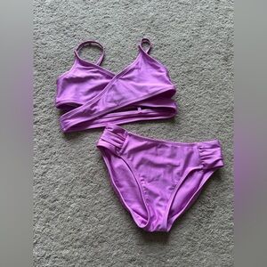 Girls Art Class purple bikini swimsuit yxl 14